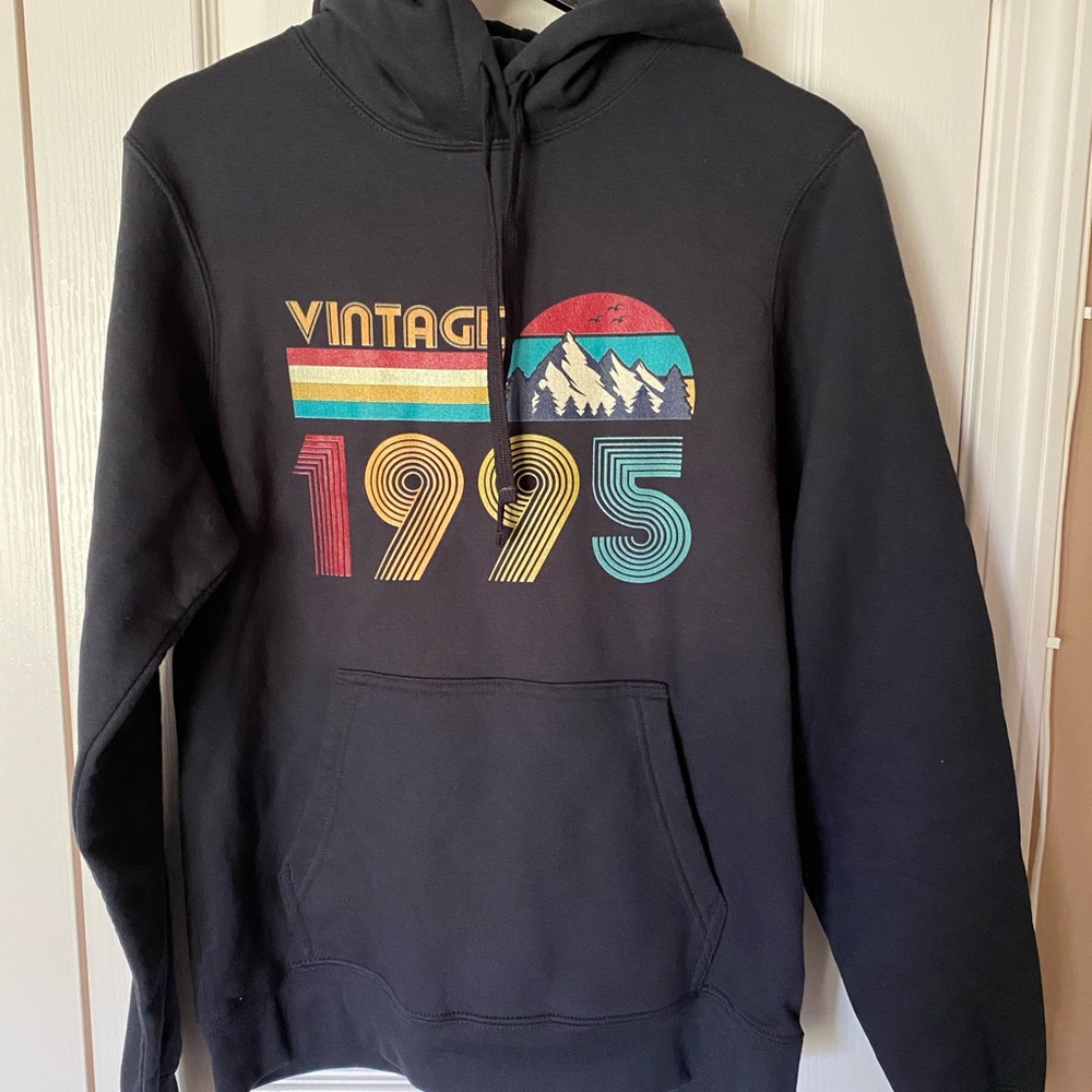 Brand New “Vintage 1995” Fleece Hoodie